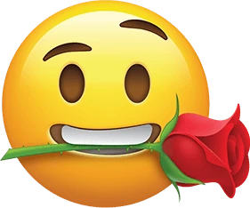 rose_in_mouth emote