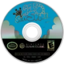 ADiscOfThe2002PlatformGameSuperMarioSunshineOnTheNintendoGameCub emoji
