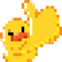 8bitduck_thumbsup emoji