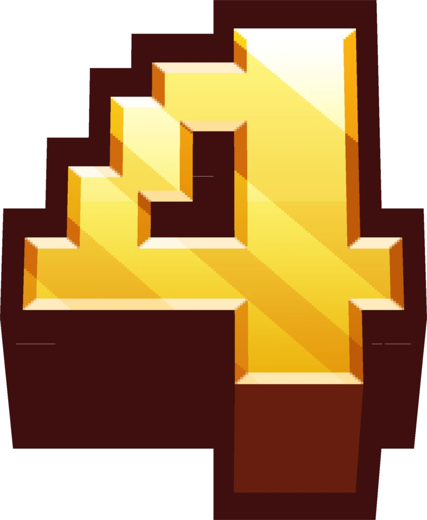 minecraft_gold_four emote