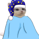catsittingverycomfortablebuthesassnugasabuginarug emote