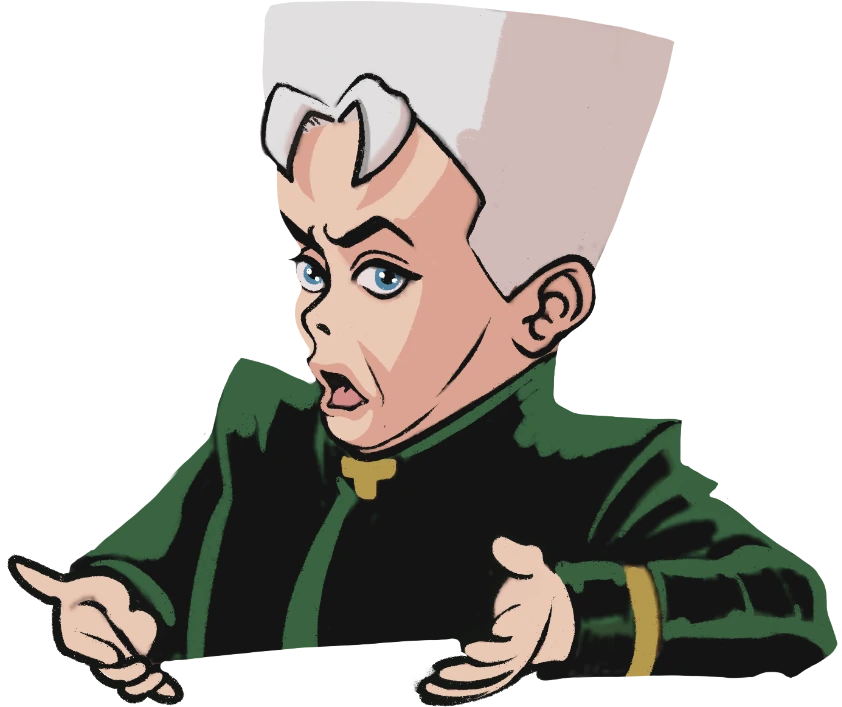 JJBA_DiU_Idunno emote