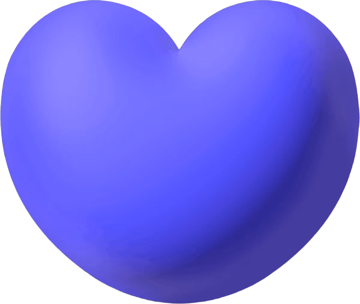 3DHeartBlue emote