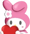 MyMelodyHeart emote