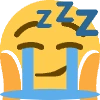 SadSmirkSleeping emote