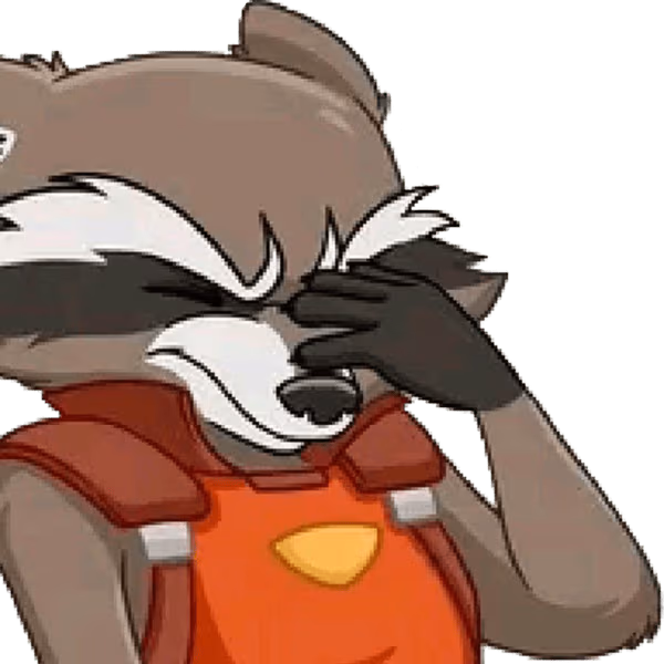 RocketRacoonFacePalm emote