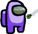 PepeAmongUsStab emoji