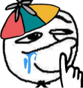 Delusional static emote