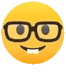 NerdFace emote