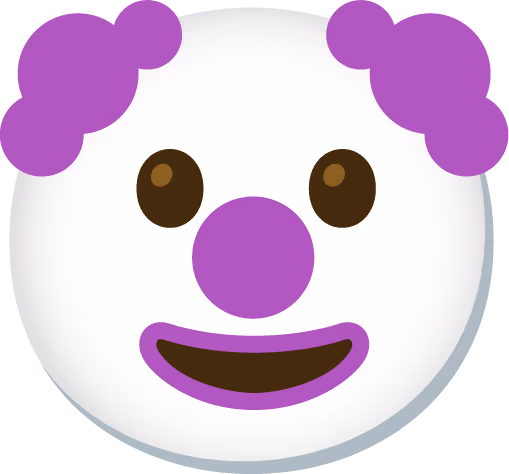 Purpleclown emote