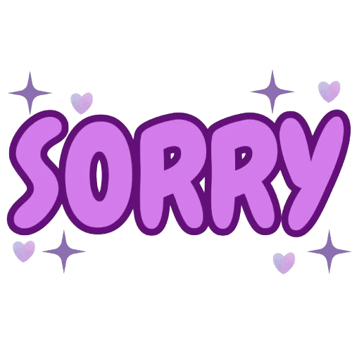 Sorry emote