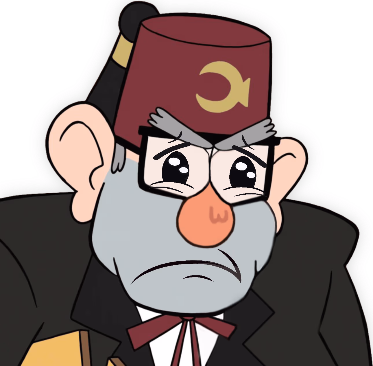 GrunkleStan_KawaiiSad emote