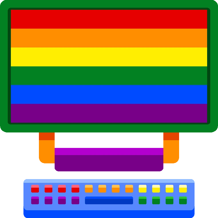 prideComputer emote