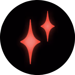 NeonRedSparkles emote