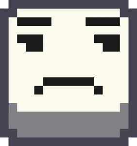 pixel_emoji_unamused emote