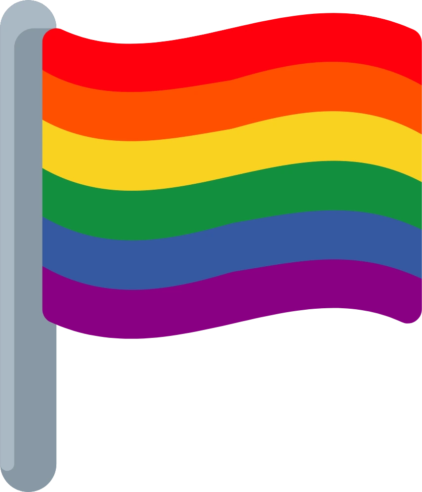 rainbow_flagpole emote