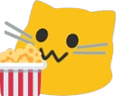blobcat_popcorn emote