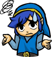 LinkShrugBlue static emote