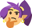 ThinkingShantae emote