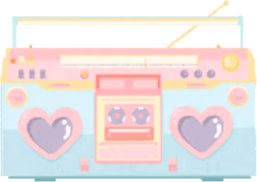 PastelBoombox emote