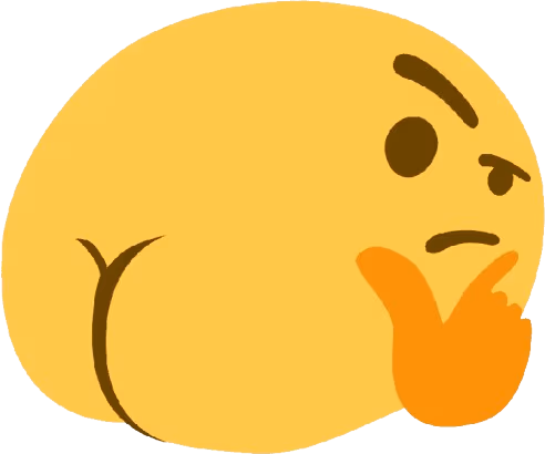 Blobthinking emote