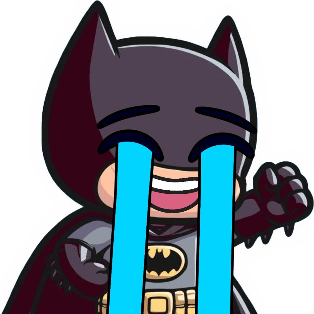 Batman_LaughCry emote