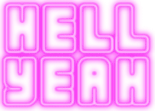 HellYeahNeon emote