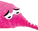 WormPensive emote
