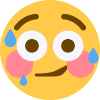 flushed_sweat emote