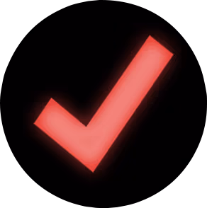 NeonRedCheckmark emoji