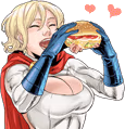 PowerGirlBorger emote