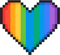 Rainbowheart emote