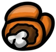 AmongUsDeadOrange emote