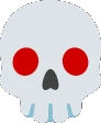 Skullglowingeyes emote