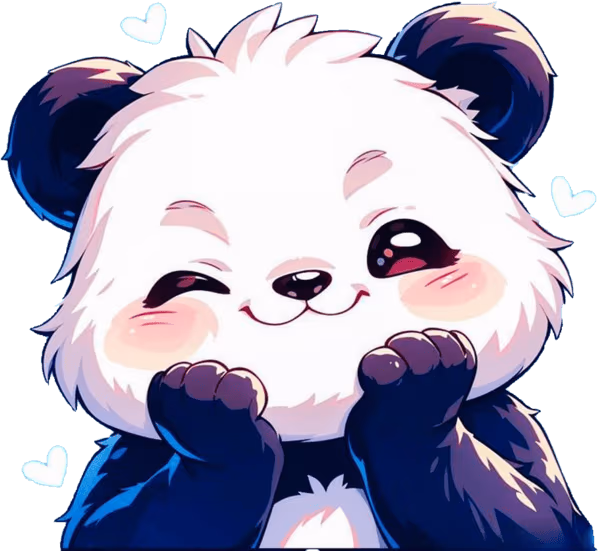 PandaLove emote