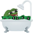 PepeCashBath emote