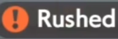 Rushed emote