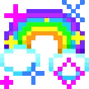 Rainbow emote
