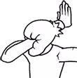 facepalm emote