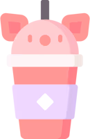 Cute_Piglet_Cup_Drink emote