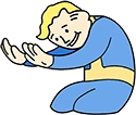 VaultBoyHoldUp emote