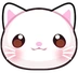 Cutewhitecat emote