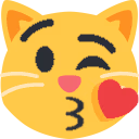 kissingCat emote