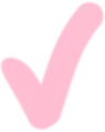 pinkcheckmark emote
