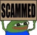 SCAMMED emote