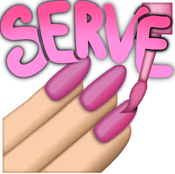 serve emoji