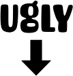 ugly static emote