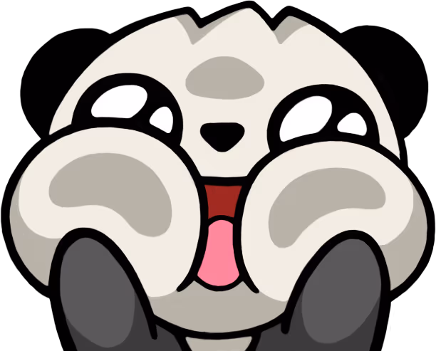 panda_exicted emote