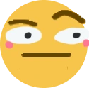 yeRaisedEye emote