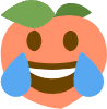 funny_peach emoji
